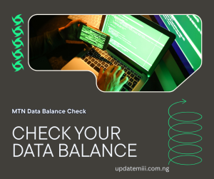 Check MTN data balance via USSD code