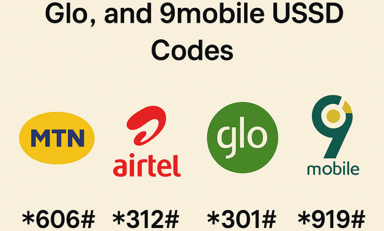Full List of MTN, Airtel, GLO, and 9mobile USSD Codes in Nigeria (2025 Update)